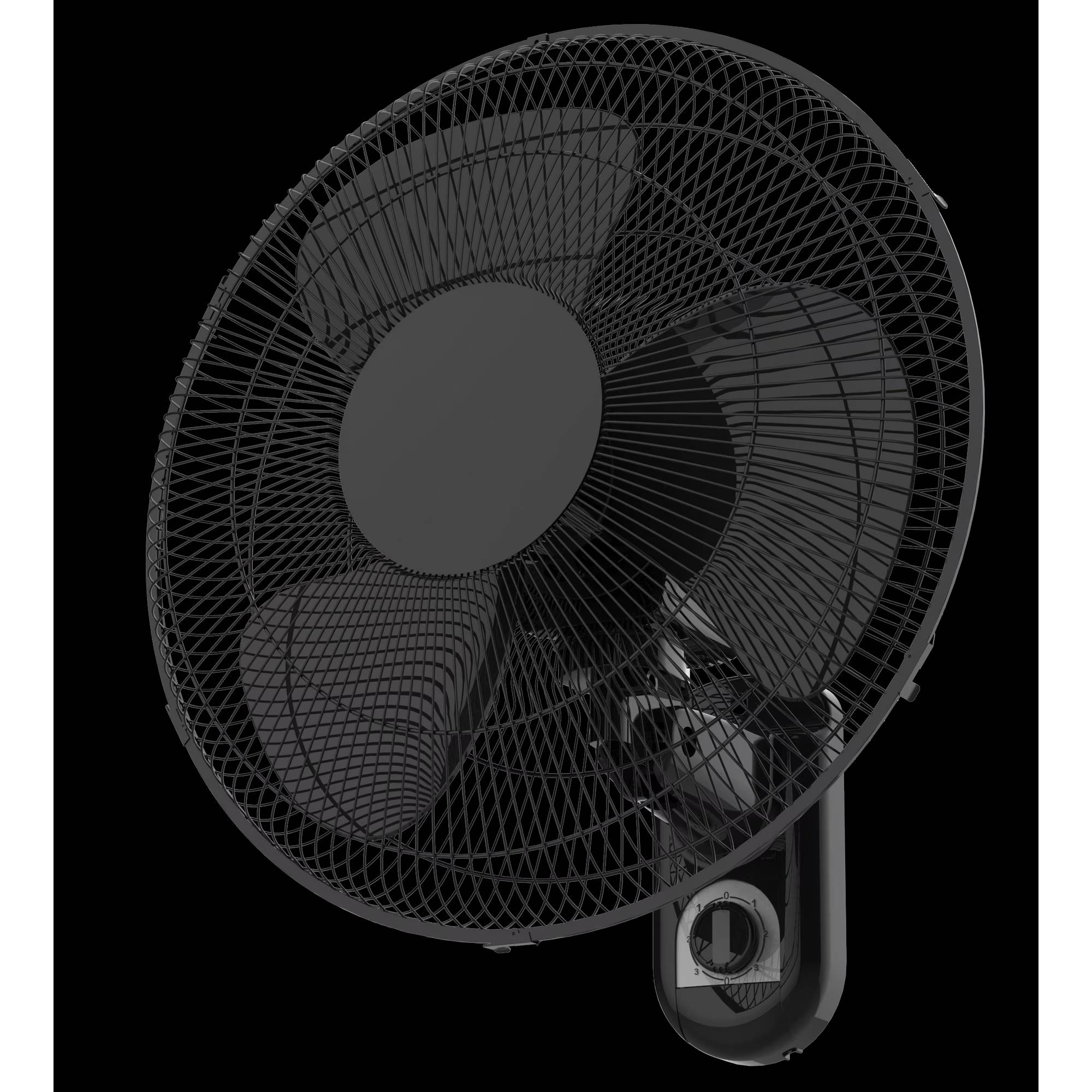 Introducing the Amybaby 16" 3-Speed Oscillating Wall Mount Fan, Model# FW40-F3B, in sleek black! It's designed to keep you cool and comfortable. With three different speeds, you can easily adjust the airflow to your liking. The oscillating feature ensures that cool air is circulated throughout the room. Plus, it's easy to install on your wall with the included hardware. The removable front grill makes cleaning a breeze. Made with durable materials, this fan is built to last. Say goodbye to sweltering heat and hello to the Amybaby Wall Mount Fan!