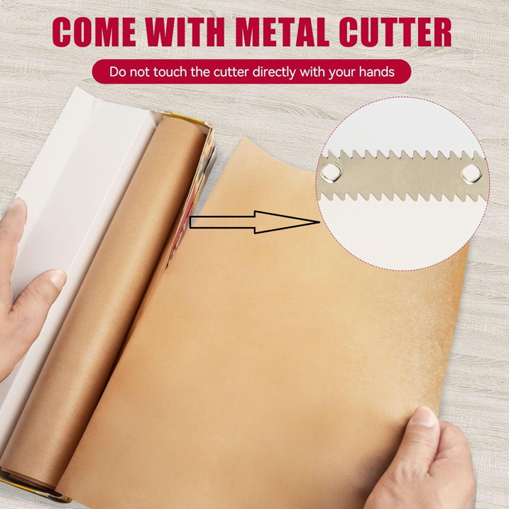 Features:
. Easy to tear.
. Fast & easy clean up.
. Non-stick and oven safe up to 425°F.
. Food grade material, non-toxic.
. Easily to cut into different sizes according to your baking needs.

Juyafio Non-Stick Parchment Paper makes for easy clean up after baking and cooking. An indispensable kitchen tool, this parchment paper allows you to take more time enjoying your meal rather than cleaning, with 65 square feet of parchment, you can be assured that there will be enough to last you several cooking and baking occasions. Perfect for lining cookie sheets, this household staple keeps cookies from sticking, makes pizza slide off the pan effortlessly, and makes roasting vegetables a breeze. Keep your kitchen stocked with Juyafio Non-Stick Parchment Paper for easy cleanup when baking and cooking.