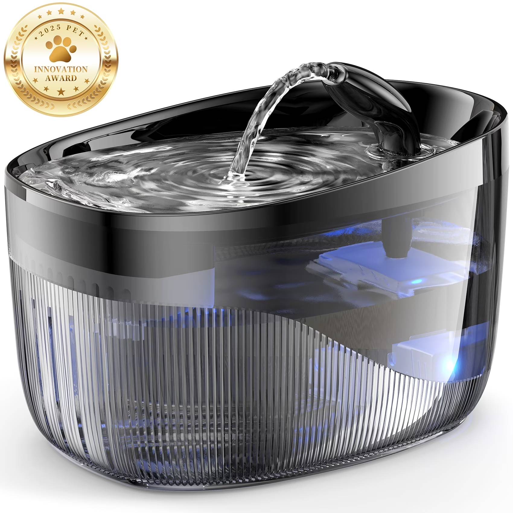 🧩【4+5 Nine-Layer Filtration System】4-layer recirculating filtration system | Keeps water fresh | Advanced dual-chamber filtration | Efficient and precise 5-layer filter cartridge | Absorbs hair, impurities, dirt, etc. | Filtration efficiency increased by 200% | Ensures clean water quality | Provides oxygen-rich water with a better taste | Water Fountains for Cats Indoor
🛡️ 【Food-grade High-quality Material】BPA-free | Corrosion-resistant | Safe and durable | Ensures clean and healthy water | Easy to clean | Dishwasher safe | Pet Water Fountain
🔇【Ultra-quiet <20dB】New motor technology | Quieter than a whisper | Zero disturbance to pets' sleep | Sleep peacefully | Cat Fountains for Drinking
💧 【2.2L Extra-large Water Tank】Can last 7-14 days | No need to refill frequently | Guarantees sufficient water supply | Enjoy drinking water | Travel worry-free | Cat Water Dispenser
⚡【Super-powerful High-performance Water Pump】Prevents dry burning and overheating risks | Water pump does not run empty | Ensures safety | 50% more energy efficient than other products | Water pump service life of 10 years | Pet Fountain