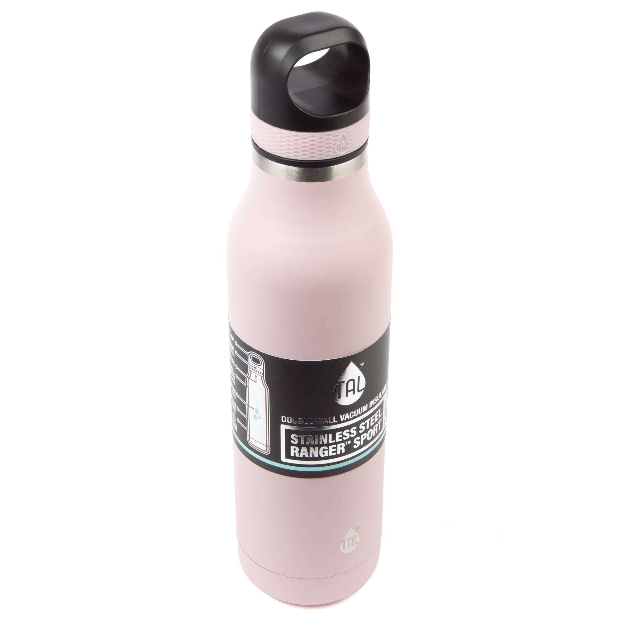 PRODUCT INFO
STARBIAO  Stainless Steel Ranger Tumbler Water Bottle 24 fl oz, Pink Blush is designed for maximum temperature retention. Keeps beverages hot or cold. Easy opening for cleaning and adding ice. Condensation and BPA free. Eco-friendly.
 

CARE AND USE
Lid is top-rack dishwasher safe. Painted stainless steel vessel hand wash only, no abrasives. Not freezer or microwave safe. Not intended for carbonated beverages.
 

ABOUT STARBIAO HYDRATION
STARBIAO Hydration is the manifestation of sustainable living, daring design, and the unapologetic bravery it takes to live every day to the fullest. Our hydration bottles, tumblers, jugs, mugs, and accessories reflect our distinct desire to amplify every hydration experience for every lifestyle.