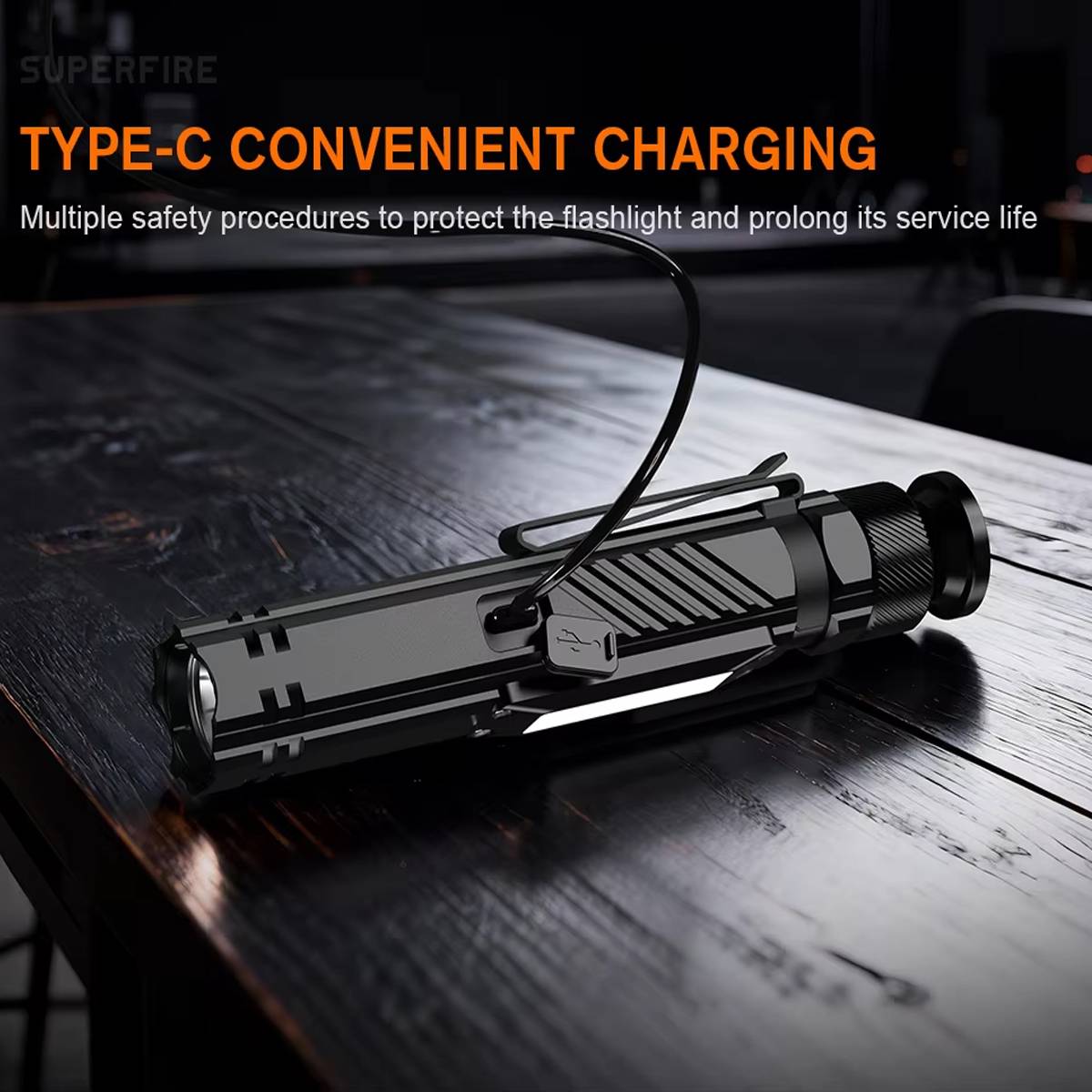 Product details

💡💡Your Ultimate All-in-One Lighting Tool💡💡
💎Very worth it: buy it=a powerful flashlight+a powerful headlamp+a powerful work light💎

Don't Just Hold a Light—Master Any Situation with 3-Way Hands-Free Brilliance!
Meet the Juyafio Multifunctional Flashlight, the pocket-sized powerhouse that redefines portable light. More than just a bright beam, it's a complete hands-free lighting system with a magnetic base, headlamp conversion, and a versatile COB side light—engineered for DIYers, adventurers, and prepared homeowners alike.

Why This is the Last Flashlight You'll Ever Need:
✅True Hands-Free Freedom: Attach it, wear it, or stand it up. The powerful magnetic tail secures to cars or tools, the 90° rotating head aims light perfectly, and the included headband (if applicable) turns it into a comfortable headlamp for total task liberation.
✅Dual Lighting for Any Scenario: Command a long-throw, high-lumen beam (2 modes) to light up a trail. Then, activate the COB side panel for a wide-area work light, a night-vision-safe red light, or an attention-grabbing SOS strobe signal.
✅Designed for Active Carry: The sleek, anodized aluminum body is tough enough for a tool bag but sleek enough for your pocket. The heavy-duty steel clip provides instant, secure access clipped to gear, ensuring light is always within reach.
✅Built for the Real World: As a USB-C rechargeable flashlight, it's always ready. The IPX4 water-resistant rating means splashes and weather won't stop your adventure, making it the perfect camping and hiking flashlight.

A Tool You Can Trust: Crafted from a single piece of aircraft-grade aluminum, this tactical flashlight is designed for durability and reliability, whether in your emergency kit, glove box, or daily backpack.
Your Complete Lighting Solution is Ready.
Stop juggling multiple single-purpose lights. Add to Cart today and equip yourself with the intelligent, adaptable, and powerful flashlight that works as hard as you do.