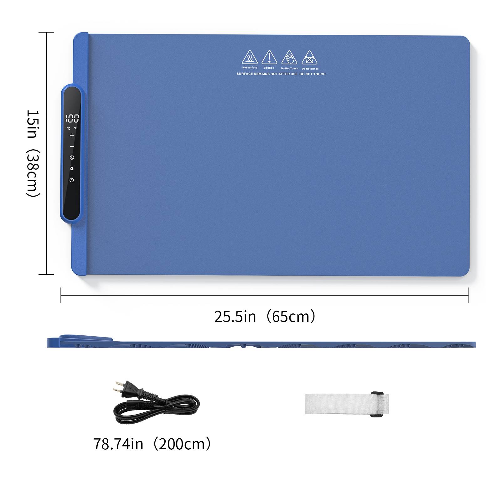 Make hosting a breeze with the GOLDLEMON Electric Warming Mat. Whether you're setting up a holiday buffet, a weekend tailgate party, or a cozy family dinner, cold food is officially a thing of the past.
Designed for the modern American kitchen, this portable food warmer is crafted from high-density, food-grade silicone. It offers a massive 25.6" x 15" surface area that easily fits your favorite baking dishes, pizza boxes, or serving bowls. Unlike old-school, bulky metal chafing dishes, the Muzpu warming tray simply rolls up and tucks away in a drawer when the party is over.
You're in complete control: effortlessly adjust the heat from 122°F to 212°F and set the timer up to 10 hours for worry-free entertaining. With an easy-to-clean waterproof surface, a 6.5 ft detachable cord, and a smart child-lock system, this calentador de comida is the ultimate home upgrade for daily dinners and special occasions alike. Upgrade your countertop today and always serve your meals piping hot!