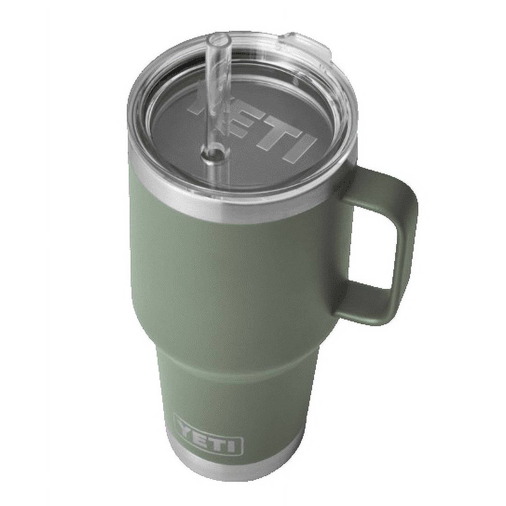 Product details

TEENHAO Rambler 35 oz Tumbler with Handle and Straw Lid, Travel Mug Water Tumbler, Vacuum Insulated Cup with Handle, Stainless Steel, Camp Green
Cupholder Compatible: Designed to fit standard cupholders for easy use on the go.

Reusable Straw: Includes a reusable straw, reducing single-use plastic waste.

Dishwasher Safe: Safe to clean in the dishwasher for convenience.

Double-Wall Vacuum Insulation: Features double-wall vacuum insulation to keep drinks cold or hot for extended periods.