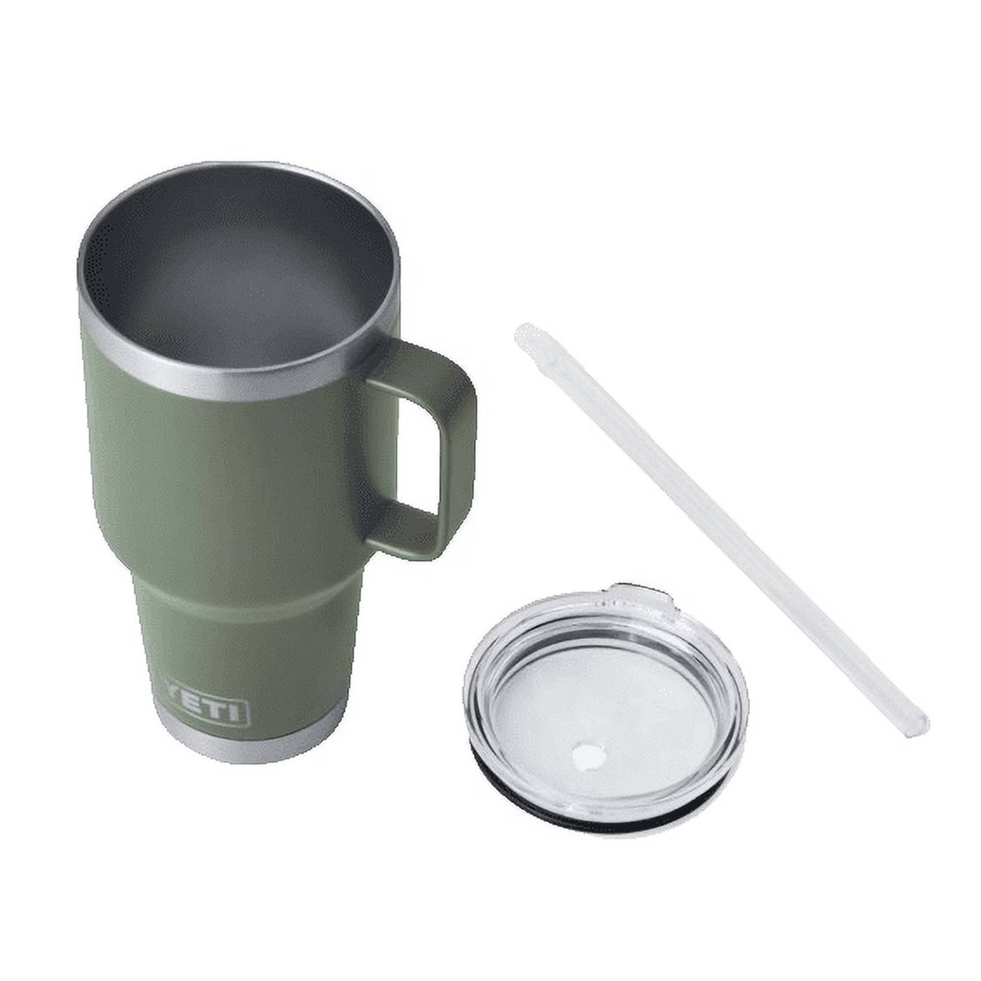Product details

TEENHAO Rambler 35 oz Tumbler with Handle and Straw Lid, Travel Mug Water Tumbler, Vacuum Insulated Cup with Handle, Stainless Steel, Camp Green
Cupholder Compatible: Designed to fit standard cupholders for easy use on the go.

Reusable Straw: Includes a reusable straw, reducing single-use plastic waste.

Dishwasher Safe: Safe to clean in the dishwasher for convenience.

Double-Wall Vacuum Insulation: Features double-wall vacuum insulation to keep drinks cold or hot for extended periods.