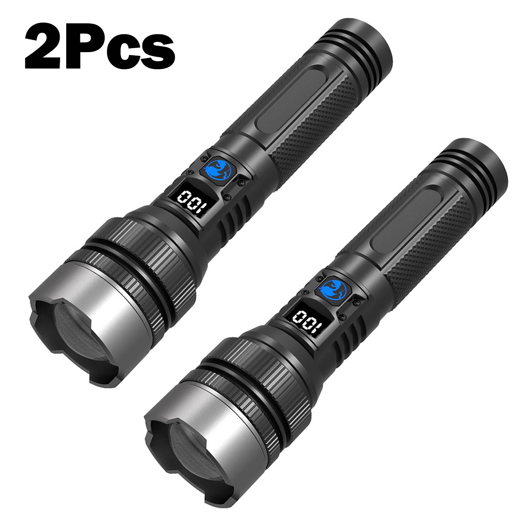 Super Bright:the newly upgraded PX70 chip flashlight from Super Bright can generate up to High lumens of brightness, which is three times that of car headlights and enough to meet all your needs.
Easy to use: 3 brightness and burst modes can be freely adjusted. Long press to turn off any current mode, effectively saving power
Adjustable: The flashlight can freely choose the illumination range, 180 degree large-area illumination, or long-distance illumination by stretching the flashlight's head, making it easy to control the illumination range and distance of the flashlight.
Waterproof and sturdy: The flashlight is made of high hardness aluminum alloy and IP67 waterproof material, which is wear-resistant, drop proof, and durable, and can be used normally in harsh environments such as rain and snow

Easy to carry: The flashlight body is 4.06 inches long and the head is 1.69 inches wide, which is more in line with the natural hand shape of the human hand, and can be held for a long time without fatigue.

Can charge mobile phones: The built-in large capacity battery can charge mobile devices, and can work for 8-12 hours when fully charged
Such a powerful flashlight with comprehensive performance can be used for outdoor hiking, hunting, camping, and can also be given as a gift to your husband or father. Friends are simply amazing.