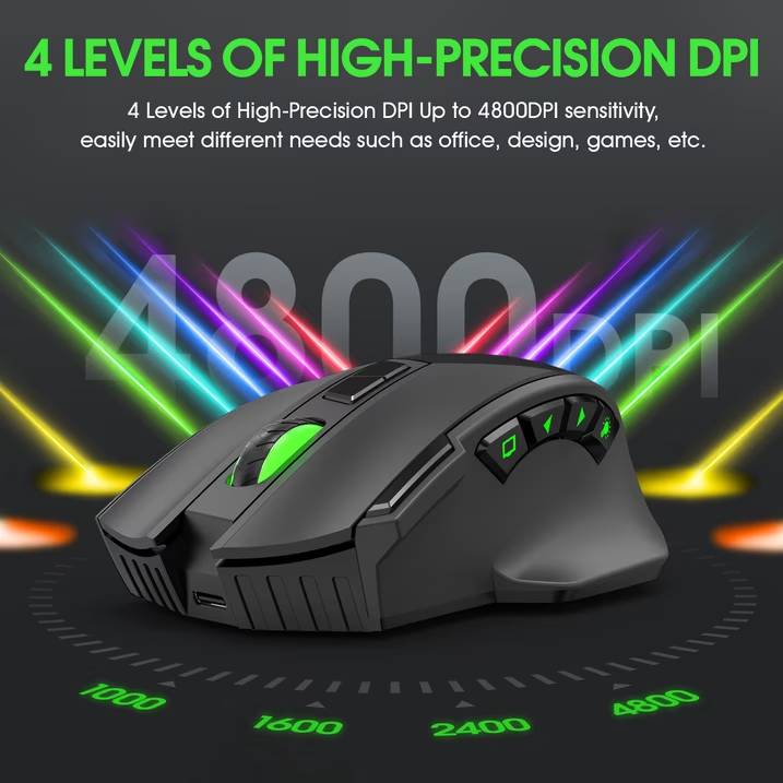 Muzpu Ultra-Light Wireless Gaming Mouse - 16K DPI, Bluetooth & 2.4GHz Dual Mode, RGB Lighting, Quiet Clicks - Perfect for Gaming, Work & Multi-Device Use



🏆Description:

Dominate the Game & Master Your Workflow: Introducing the Muzpu Ultra-Light Dual-Mode Wireless Gaming Mouse!

Unleash Peak Performance, Effortlessly: Experience the perfect blend of competitive gaming precision and all-day office comfort in one incredibly lightweight design. The Muzpu mouse is your ultimate wireless companion for any task.



❓ Why Gamers & Professionals Choose Muzpu:

Are you still enduring the moment of dragging shadows and stuttering to bury your ultimate kill? Insufficient accuracy, inaccurate game targeting, and low design efficiency? Tired of the "dada" symphony of mice in the office/library? Does wrist soreness interrupt your workflow or marathon game? Frequent charging, chain failure at critical moments?

Muzpu dual-mode high-performance mouse accurately solves your core pain points and unleashes your true potential!



✨ Key Features (Your Solution Pack):

🔗Dual Mode Freedom: Lag-free 2.4GHz gaming + Bluetooth multi-device.

🎯16K DPI Pro Precision: Dominate games, master work.

🌈 Ultra-Light 46g: Faster moves, zero fatigue.

🔇Silent Clicks: Stealthy in any setting.

🔋200Hrs Power: Weeks of play, 1hr charge.

💻Works Everywhere: PC/Mac/Chrome OS ready.

❤️ All-Day Comfort: Pain-free marathons guaranteed.



📋 Specification：

Type: Optical Mouse

Connection Method: 2.4G + Bluetooth

Optical Resolution: (2400/4800/9600/16000) DPI

Number of buttons: 10 (buttons)

Wireless transmission frequency: 2.4 GHz

Operating mode: Optical

Scroll wheel direction: Four-way scroll wheel

Product dimensions: 127 x 82 x 43 mm

Product weight: 0.2 kg (Mouse itself is ~46g)



📦 Product Includes:

1 x Wireless Gaming Mouse

1 x Charging Data Cable

1 x User Manual

🚀 Elevate Your Control. Experience the Muzpu Difference Today! (Join thousands of satisfied gamers and professionals.)
