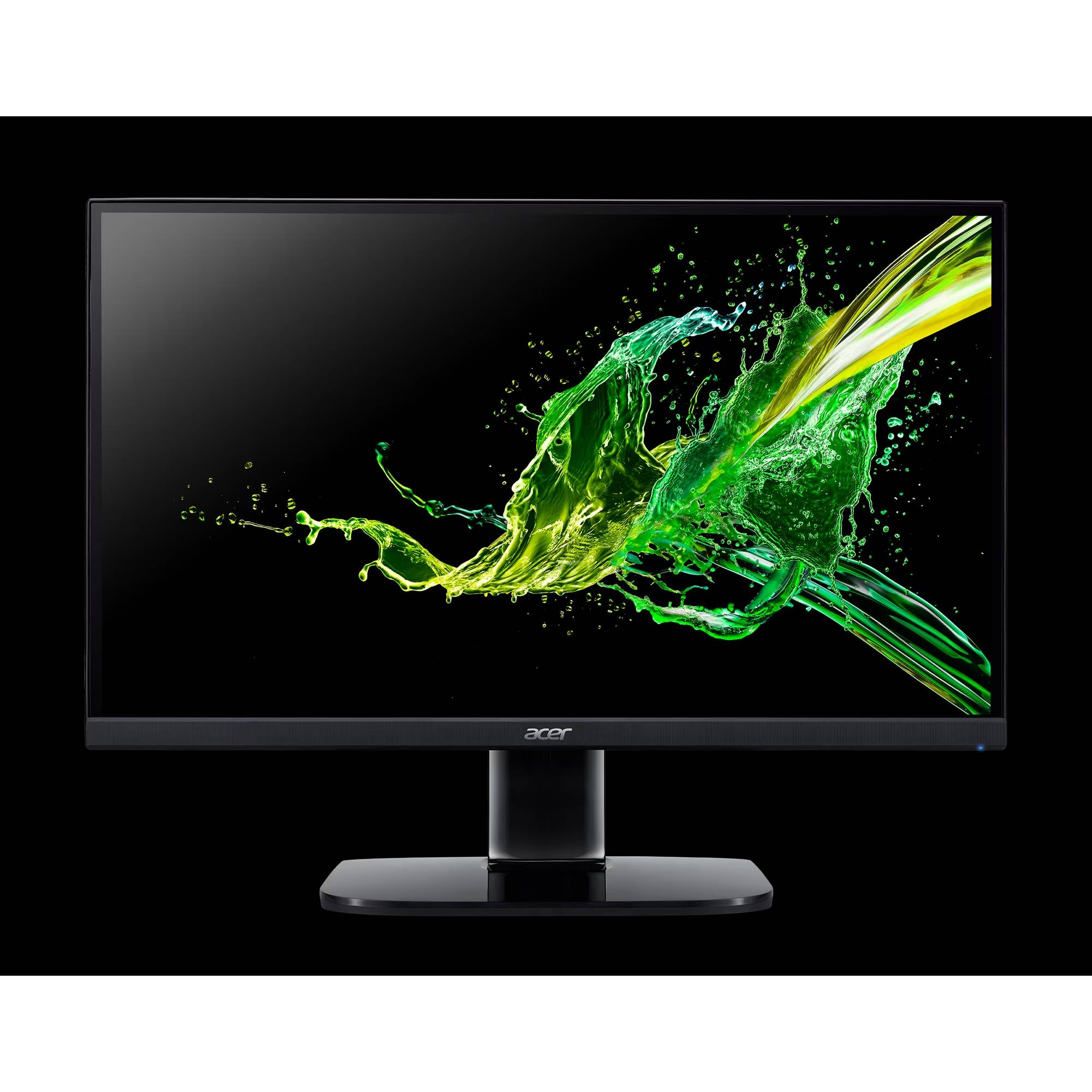 Product details

Smart designOn-screen display buttons are conveniently located on the front of the device for easy access. The KA series is wall-mountable and has space for a Kensington lock for added security.
Venrk KA2 21.5\" 1920 x 1080 LCD 75 Hz, HDMI Monitor, Black, KA220Q B

Is power-efficient with minimal heat production to ensure a prolonged, convenient usage
21.5" viewable screen size provides a lively viewing experience
Fast-moving action and dramatic sequences will be rendered smoothly without the annoying effects of smearing or ghosting with 1 ms VRB response time
Furnishes captivating visuals with 250 Nit brightness levels
21.5" screen size with 1920x1080 resolution provides a native display of a Full HD video sources without any degradation due to down-sampling technologies
LED backlight technology provides for industry-leading low power consumption and less hazardous materials
1920 x 1080 maximum resolution for a spectacular, sharp display with added reliability
75 Hz standard refresh rate reduces blur to ensure maximum efficiency
16:9 widescreen resolution perfect for watching movies, playing video games and getting on with office work
Features HDMI input to get connected with the top of the line PCs, Blu-ray players, and cutting edge gaming consoles